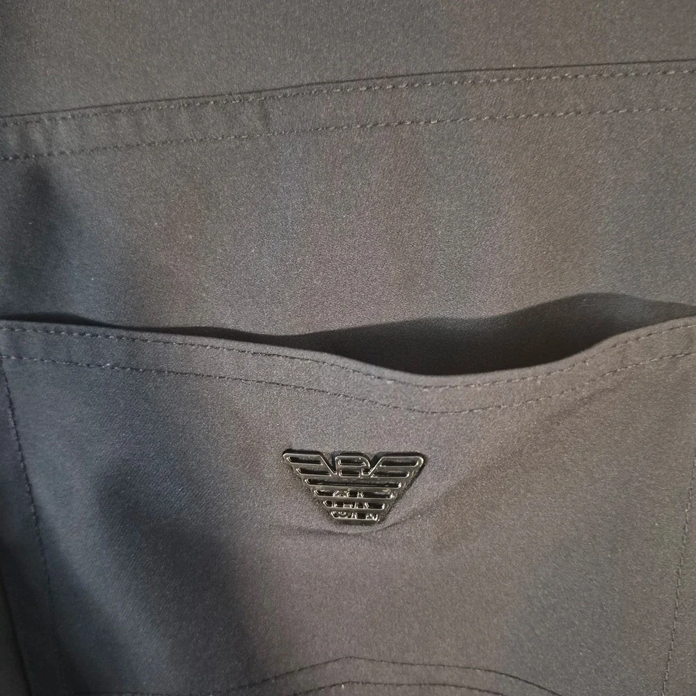 Emporio Armani Mens Navy Blue Five Pocket‎ Trousers Pants Size 38 Straight Leg